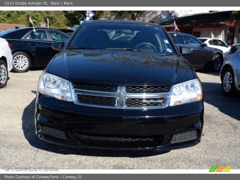Black / Black 2013 Dodge Avenger SE