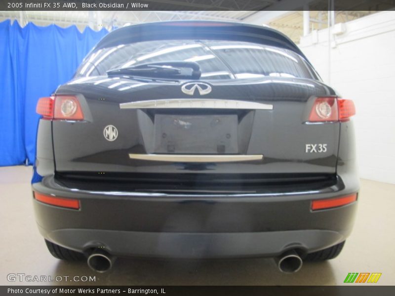 Black Obsidian / Willow 2005 Infiniti FX 35 AWD