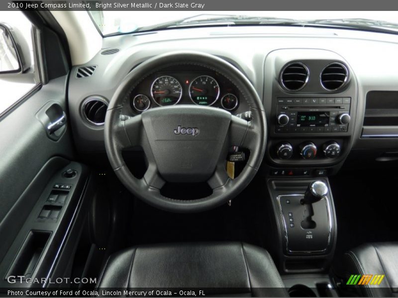 Bright Silver Metallic / Dark Slate Gray 2010 Jeep Compass Limited