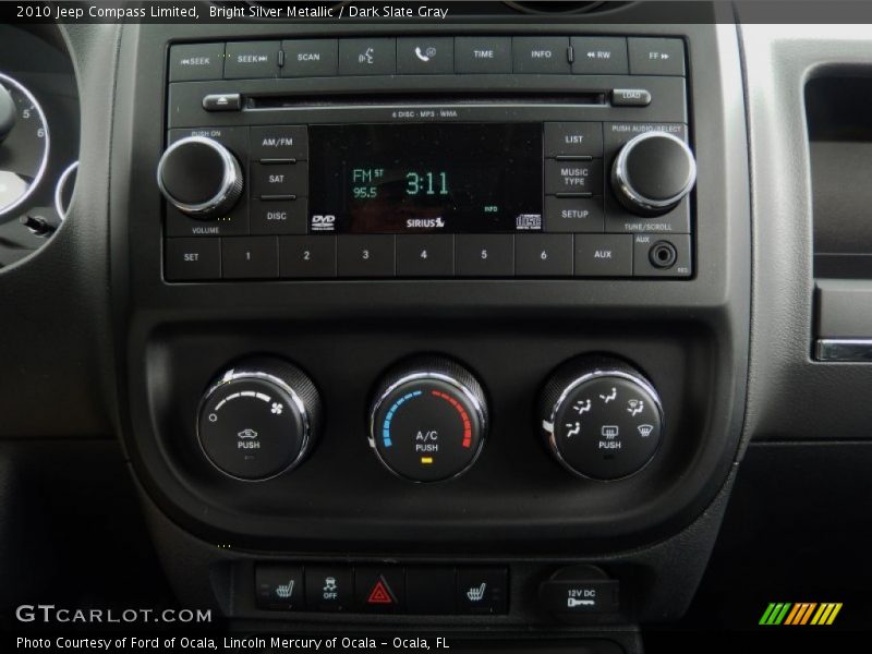 Bright Silver Metallic / Dark Slate Gray 2010 Jeep Compass Limited