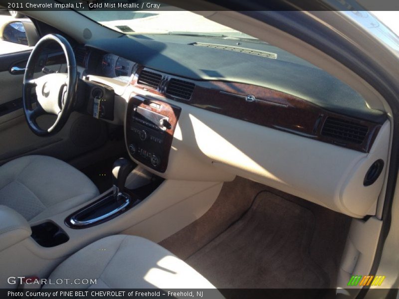 Gold Mist Metallic / Gray 2011 Chevrolet Impala LT