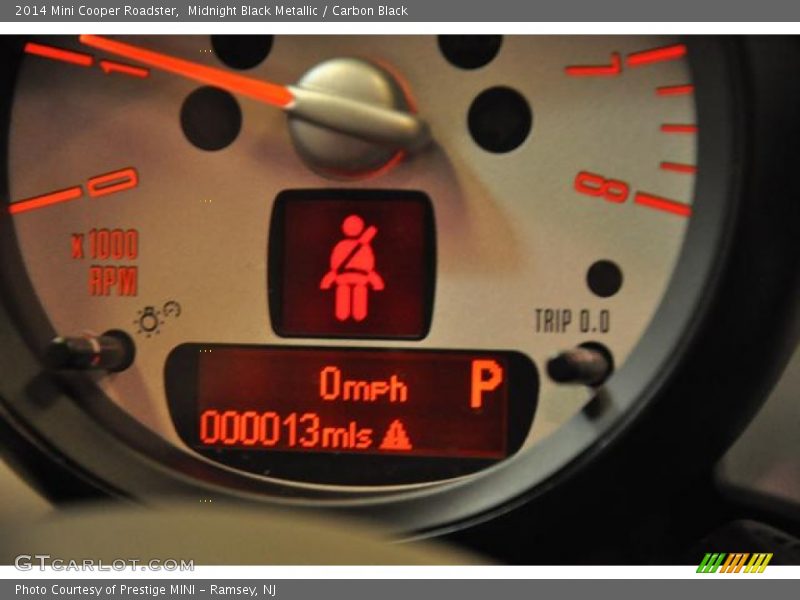 Midnight Black Metallic / Carbon Black 2014 Mini Cooper Roadster