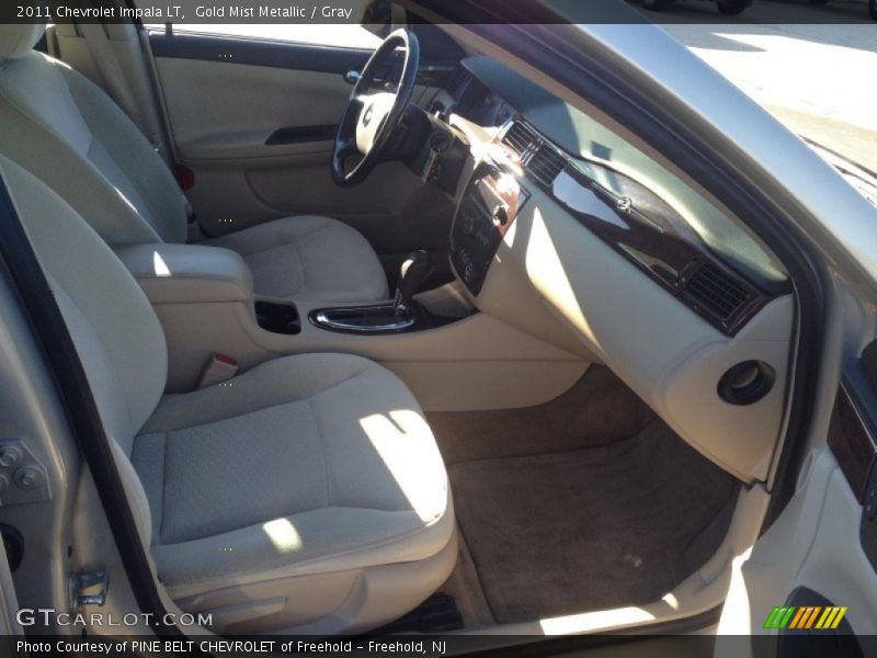 Gold Mist Metallic / Gray 2011 Chevrolet Impala LT