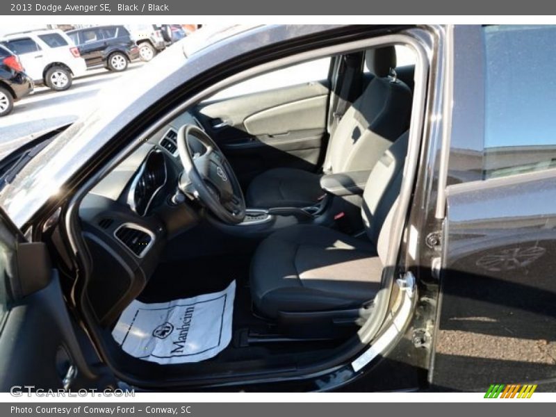 Black / Black 2013 Dodge Avenger SE
