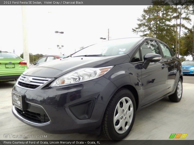 Violet Gray / Charcoal Black 2013 Ford Fiesta SE Sedan