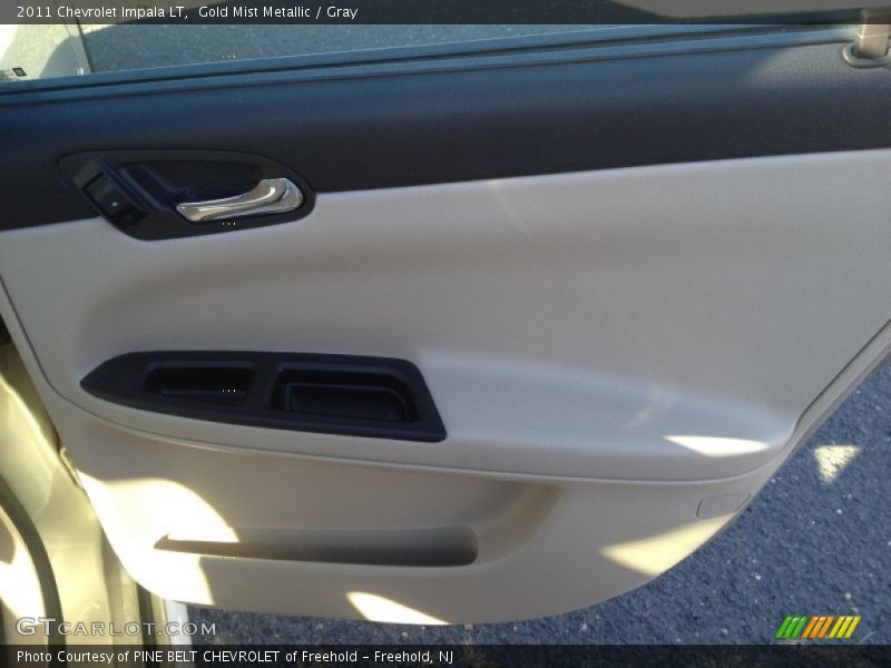 Gold Mist Metallic / Gray 2011 Chevrolet Impala LT