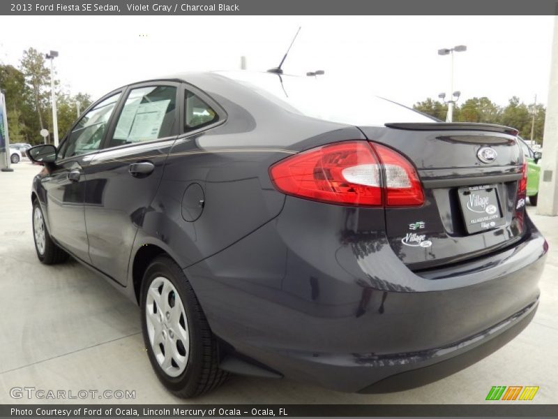 Violet Gray / Charcoal Black 2013 Ford Fiesta SE Sedan