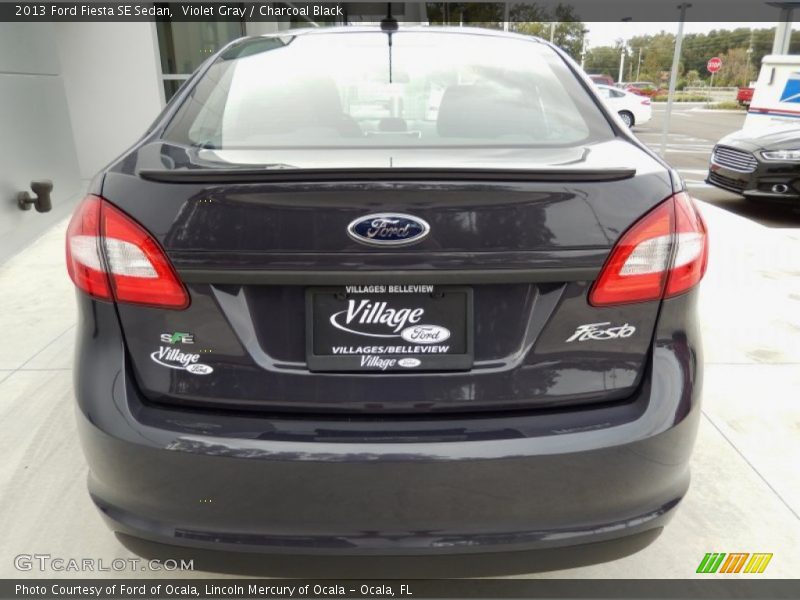 Violet Gray / Charcoal Black 2013 Ford Fiesta SE Sedan