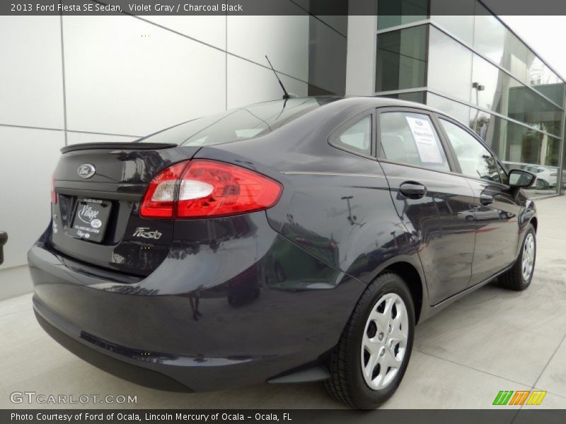 Violet Gray / Charcoal Black 2013 Ford Fiesta SE Sedan