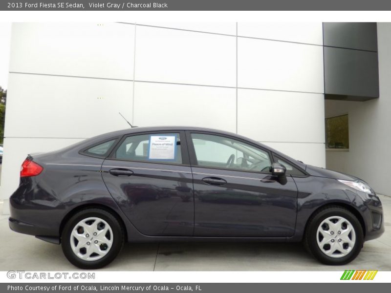 Violet Gray / Charcoal Black 2013 Ford Fiesta SE Sedan