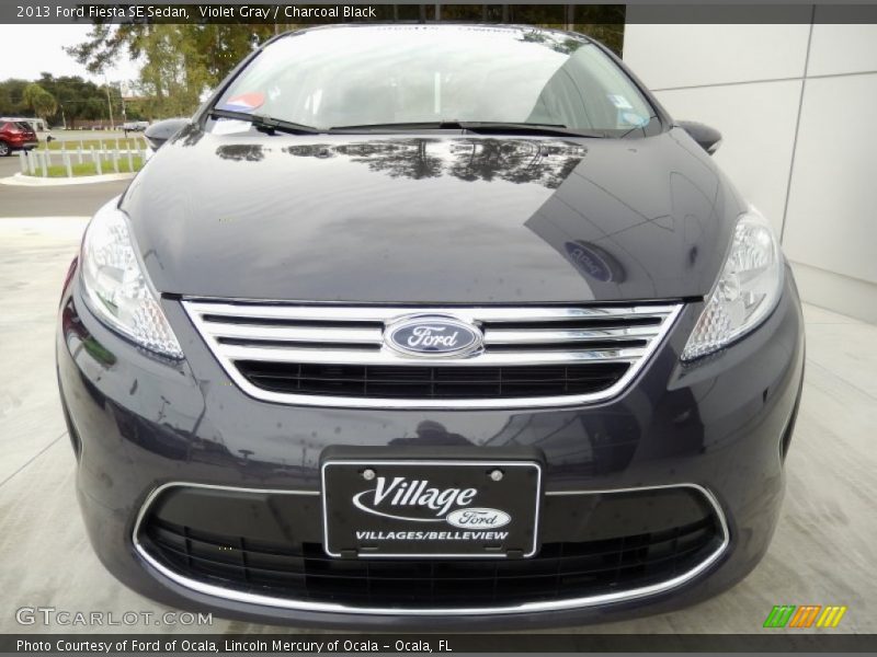 Violet Gray / Charcoal Black 2013 Ford Fiesta SE Sedan