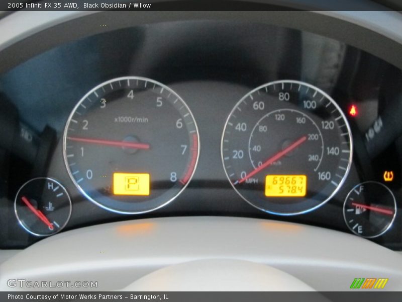 Black Obsidian / Willow 2005 Infiniti FX 35 AWD