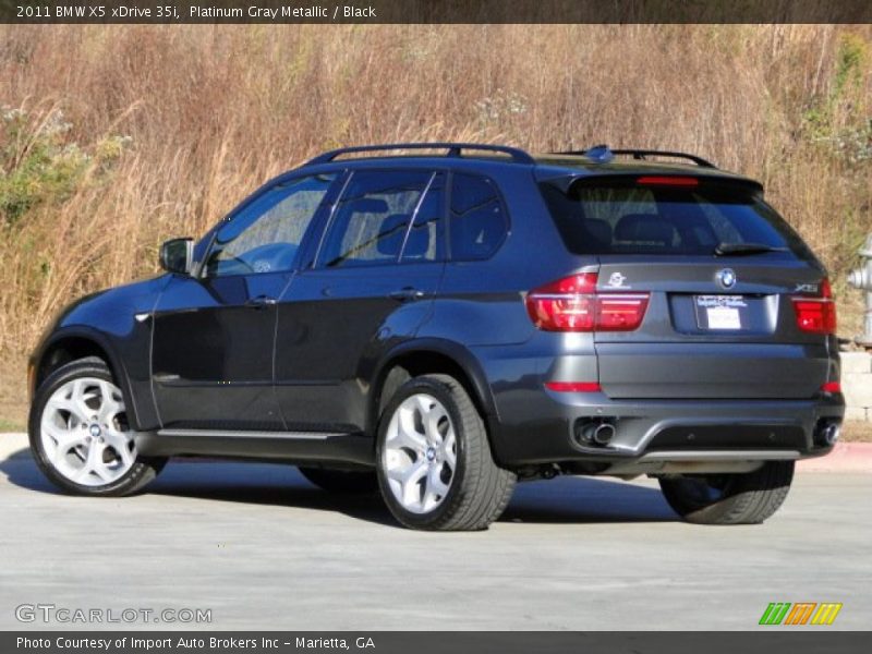 Platinum Gray Metallic / Black 2011 BMW X5 xDrive 35i