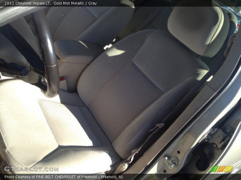 Gold Mist Metallic / Gray 2011 Chevrolet Impala LT
