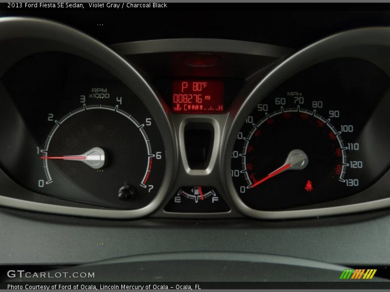 Violet Gray / Charcoal Black 2013 Ford Fiesta SE Sedan