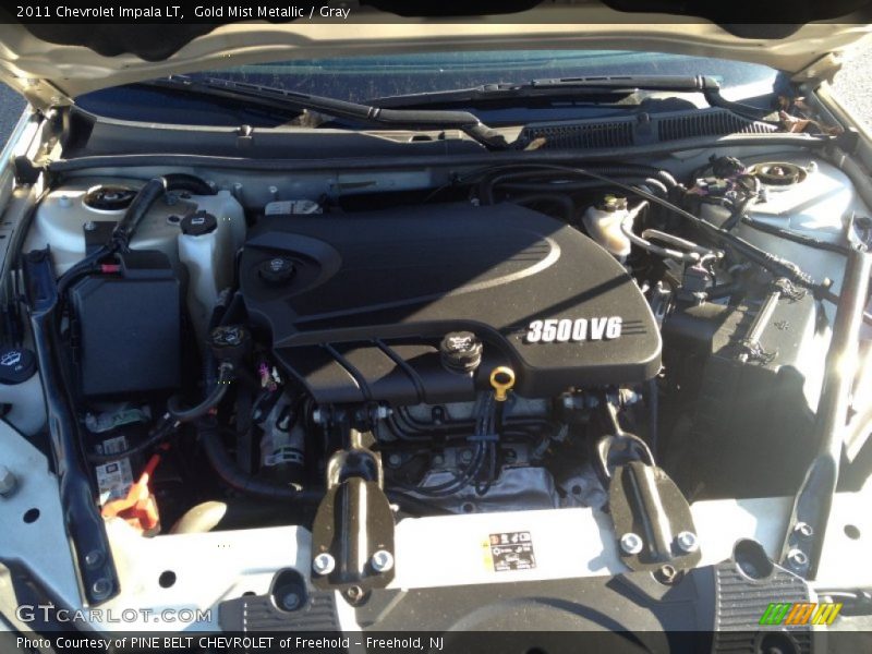 Gold Mist Metallic / Gray 2011 Chevrolet Impala LT