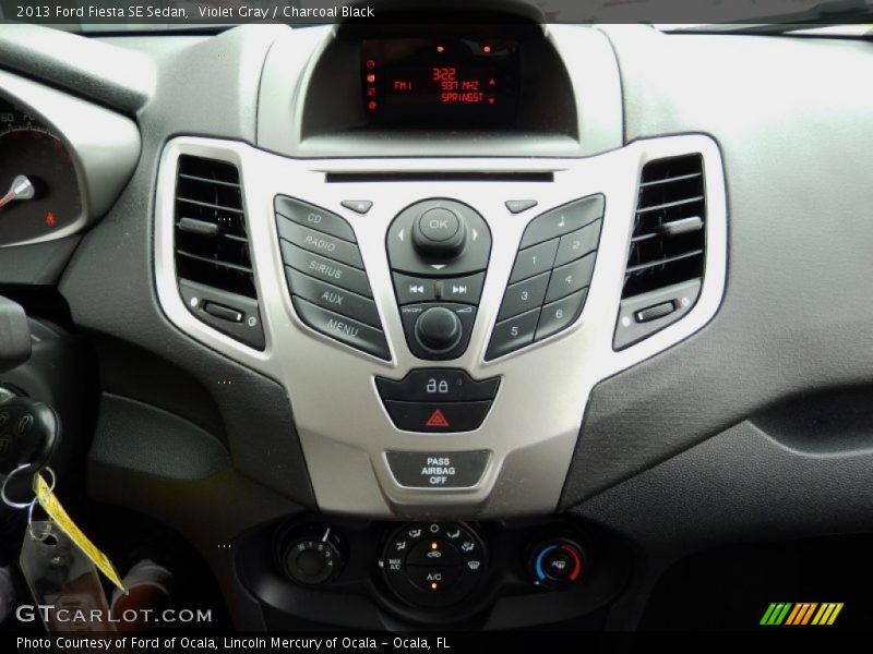Violet Gray / Charcoal Black 2013 Ford Fiesta SE Sedan
