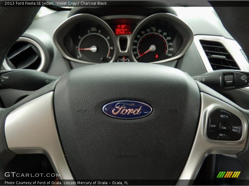 Violet Gray / Charcoal Black 2013 Ford Fiesta SE Sedan