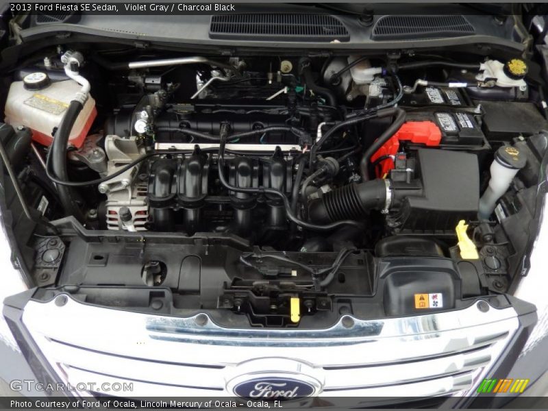 Violet Gray / Charcoal Black 2013 Ford Fiesta SE Sedan