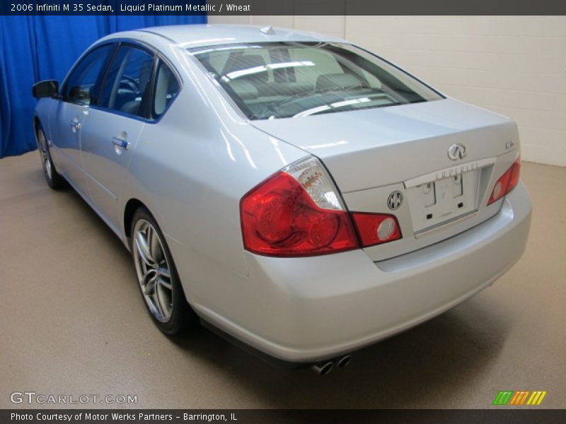 Liquid Platinum Metallic / Wheat 2006 Infiniti M 35 Sedan