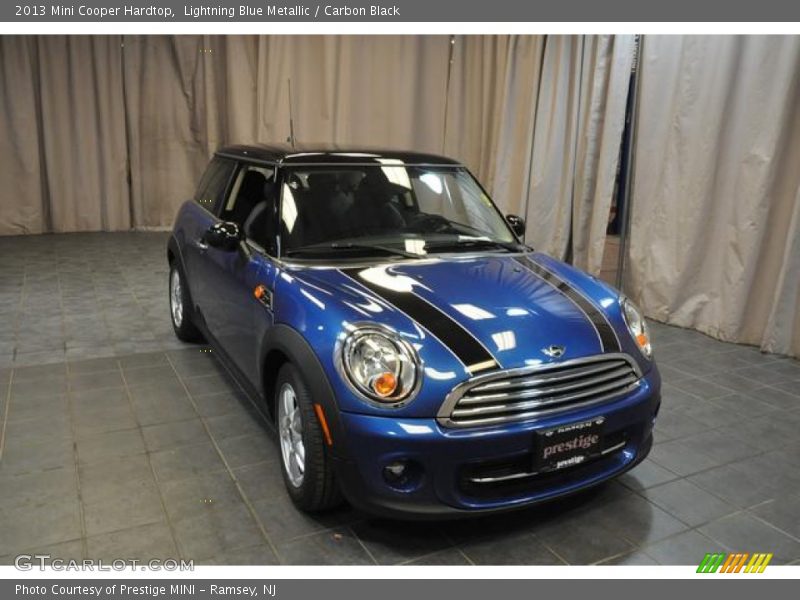 Lightning Blue Metallic / Carbon Black 2013 Mini Cooper Hardtop