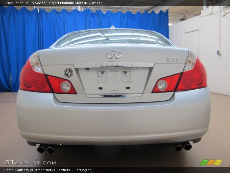 Liquid Platinum Metallic / Wheat 2006 Infiniti M 35 Sedan