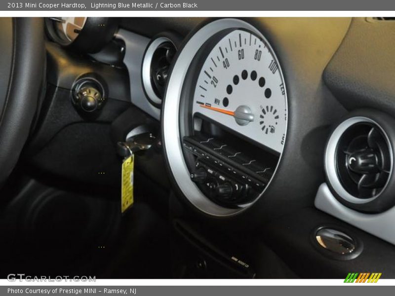 Lightning Blue Metallic / Carbon Black 2013 Mini Cooper Hardtop