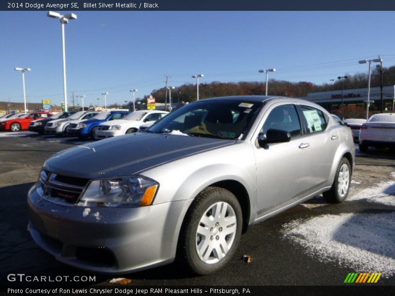 Billet Silver Metallic / Black 2014 Dodge Avenger SE