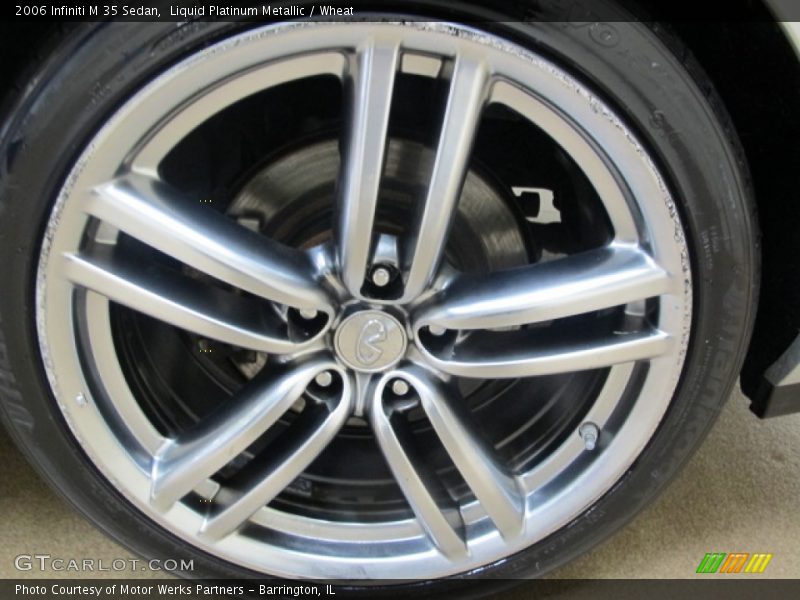Liquid Platinum Metallic / Wheat 2006 Infiniti M 35 Sedan