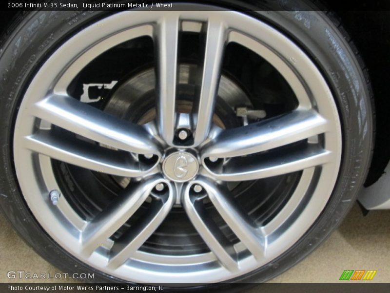 Liquid Platinum Metallic / Wheat 2006 Infiniti M 35 Sedan