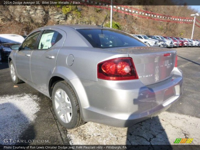 Billet Silver Metallic / Black 2014 Dodge Avenger SE