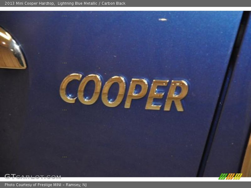 Lightning Blue Metallic / Carbon Black 2013 Mini Cooper Hardtop