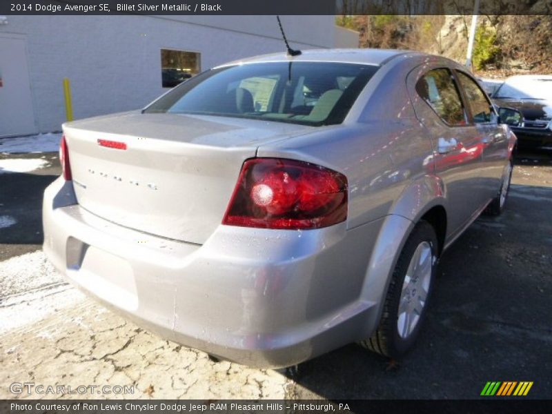 Billet Silver Metallic / Black 2014 Dodge Avenger SE