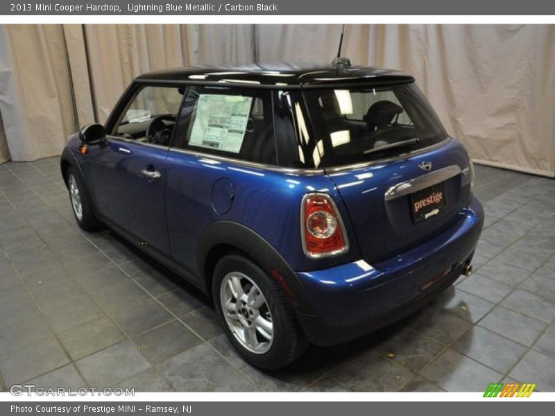 Lightning Blue Metallic / Carbon Black 2013 Mini Cooper Hardtop