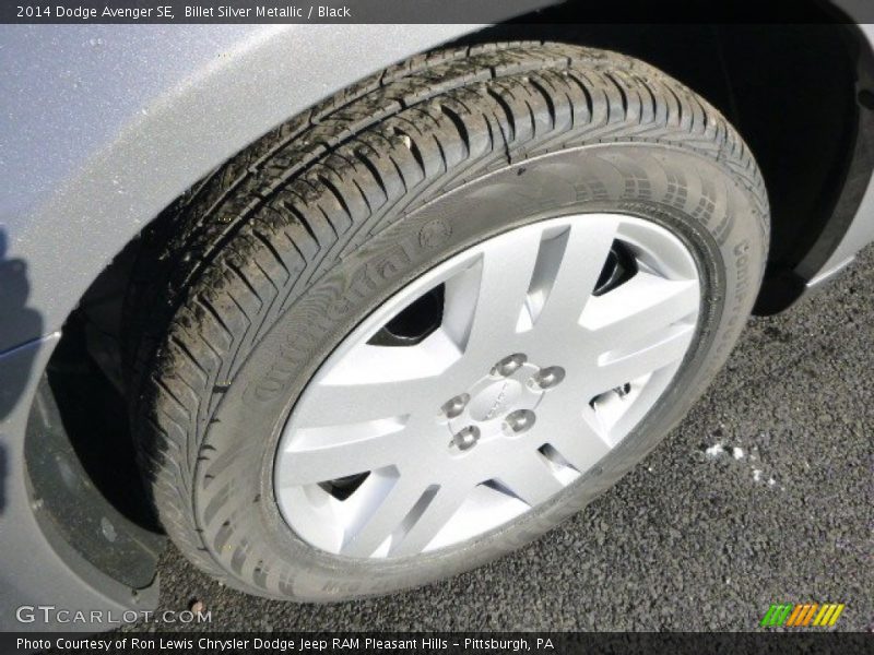 Billet Silver Metallic / Black 2014 Dodge Avenger SE