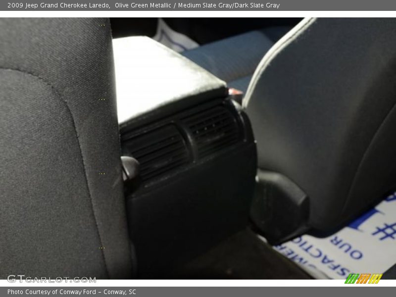 Olive Green Metallic / Medium Slate Gray/Dark Slate Gray 2009 Jeep Grand Cherokee Laredo