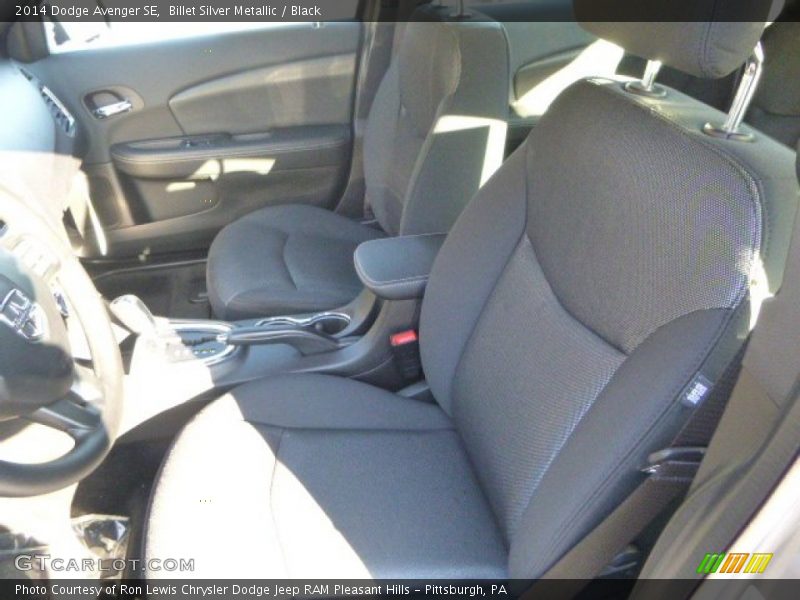 Billet Silver Metallic / Black 2014 Dodge Avenger SE