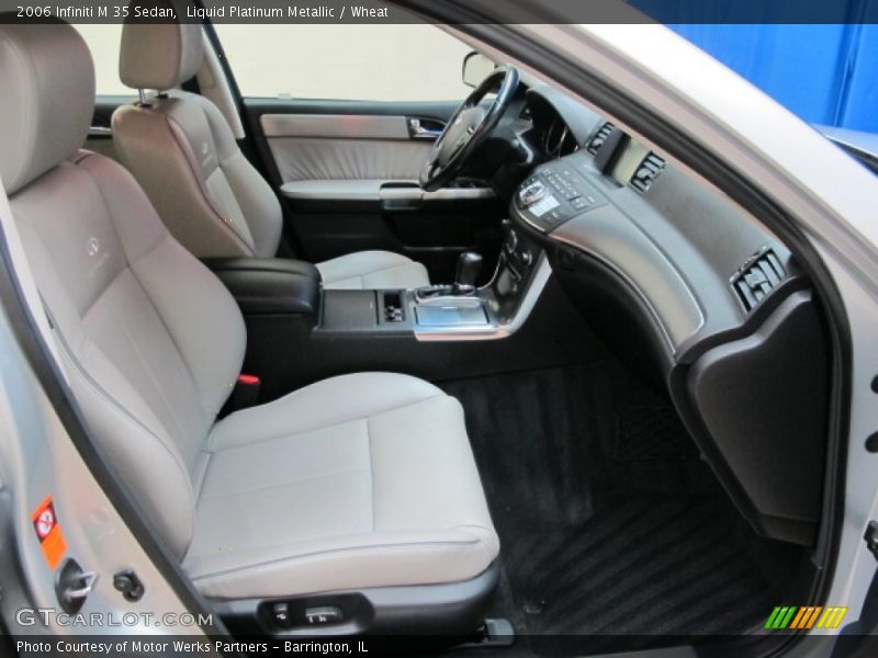 Liquid Platinum Metallic / Wheat 2006 Infiniti M 35 Sedan