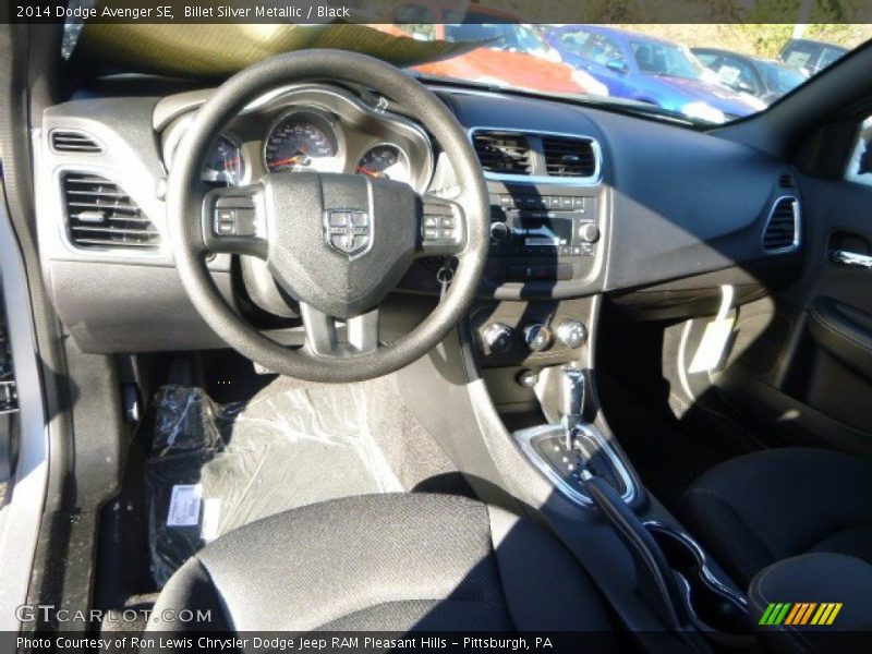 Billet Silver Metallic / Black 2014 Dodge Avenger SE