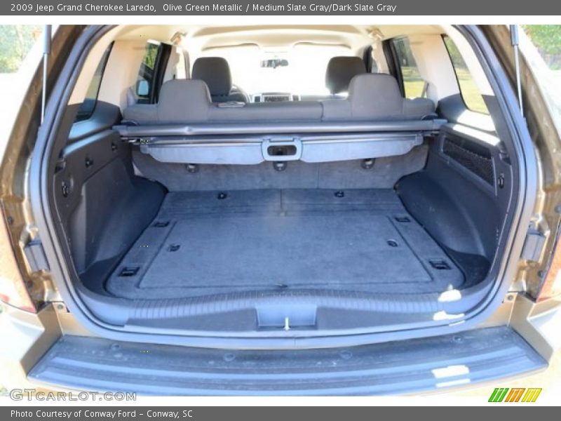Olive Green Metallic / Medium Slate Gray/Dark Slate Gray 2009 Jeep Grand Cherokee Laredo