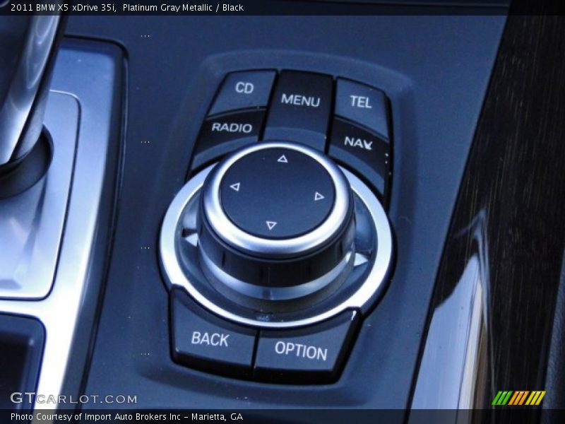 Platinum Gray Metallic / Black 2011 BMW X5 xDrive 35i