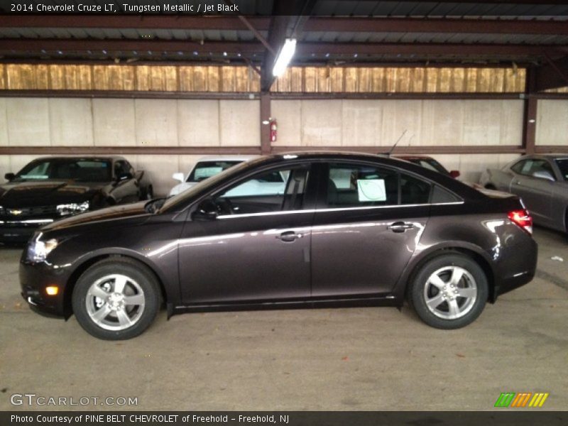 Tungsten Metallic / Jet Black 2014 Chevrolet Cruze LT