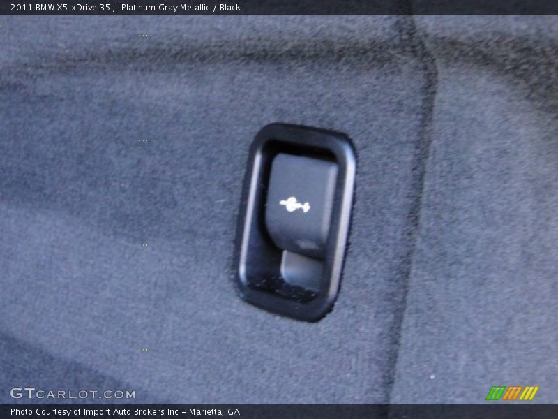Platinum Gray Metallic / Black 2011 BMW X5 xDrive 35i