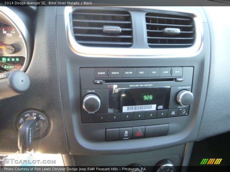 Billet Silver Metallic / Black 2014 Dodge Avenger SE