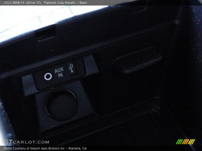 Platinum Gray Metallic / Black 2011 BMW X5 xDrive 35i