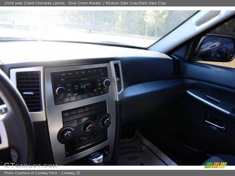 Olive Green Metallic / Medium Slate Gray/Dark Slate Gray 2009 Jeep Grand Cherokee Laredo