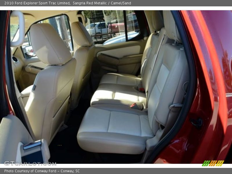 Sangria Red Metallic / Camel/Sand 2010 Ford Explorer Sport Trac Limited