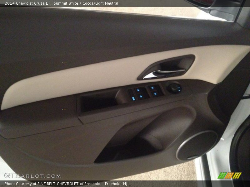 Summit White / Cocoa/Light Neutral 2014 Chevrolet Cruze LT