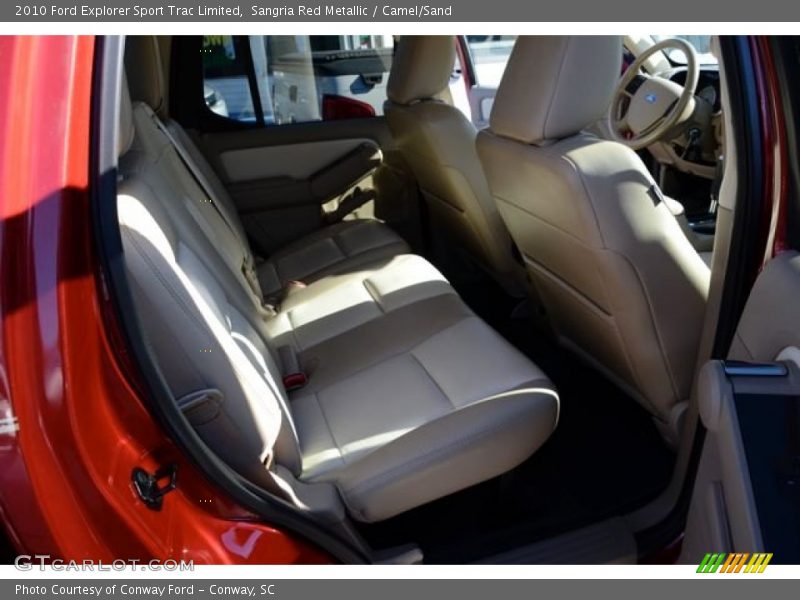 Sangria Red Metallic / Camel/Sand 2010 Ford Explorer Sport Trac Limited