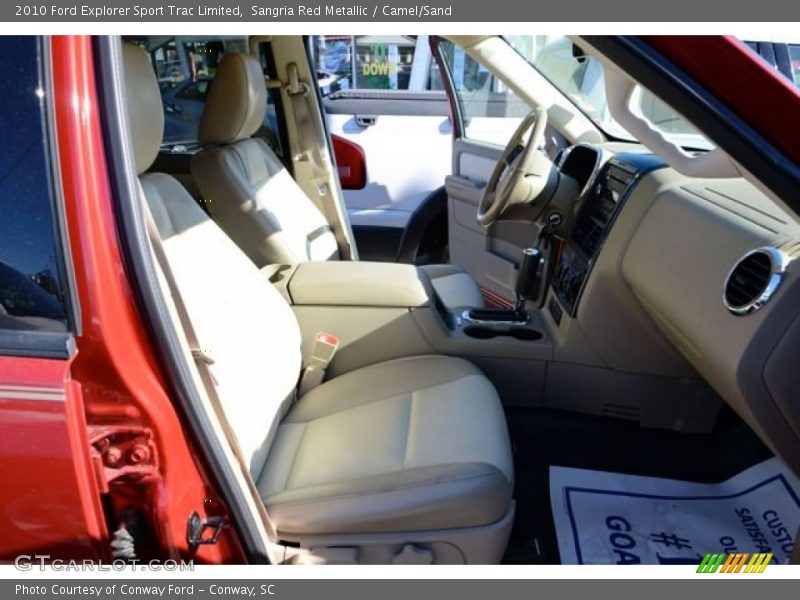 Sangria Red Metallic / Camel/Sand 2010 Ford Explorer Sport Trac Limited